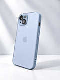 Carcasa de vidrio esmerilado para iPhone 15