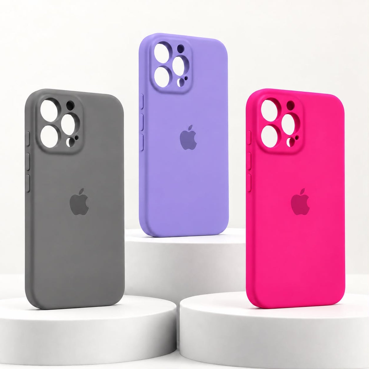 Carcasa de silicona para iPhone 16 Pro Max