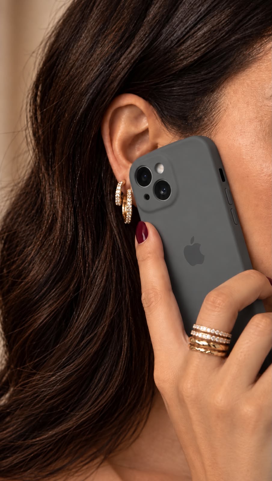 Carcasa de silicona para iPhone 13