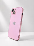 Carcasa de vidrio esmerilado para iPhone 13