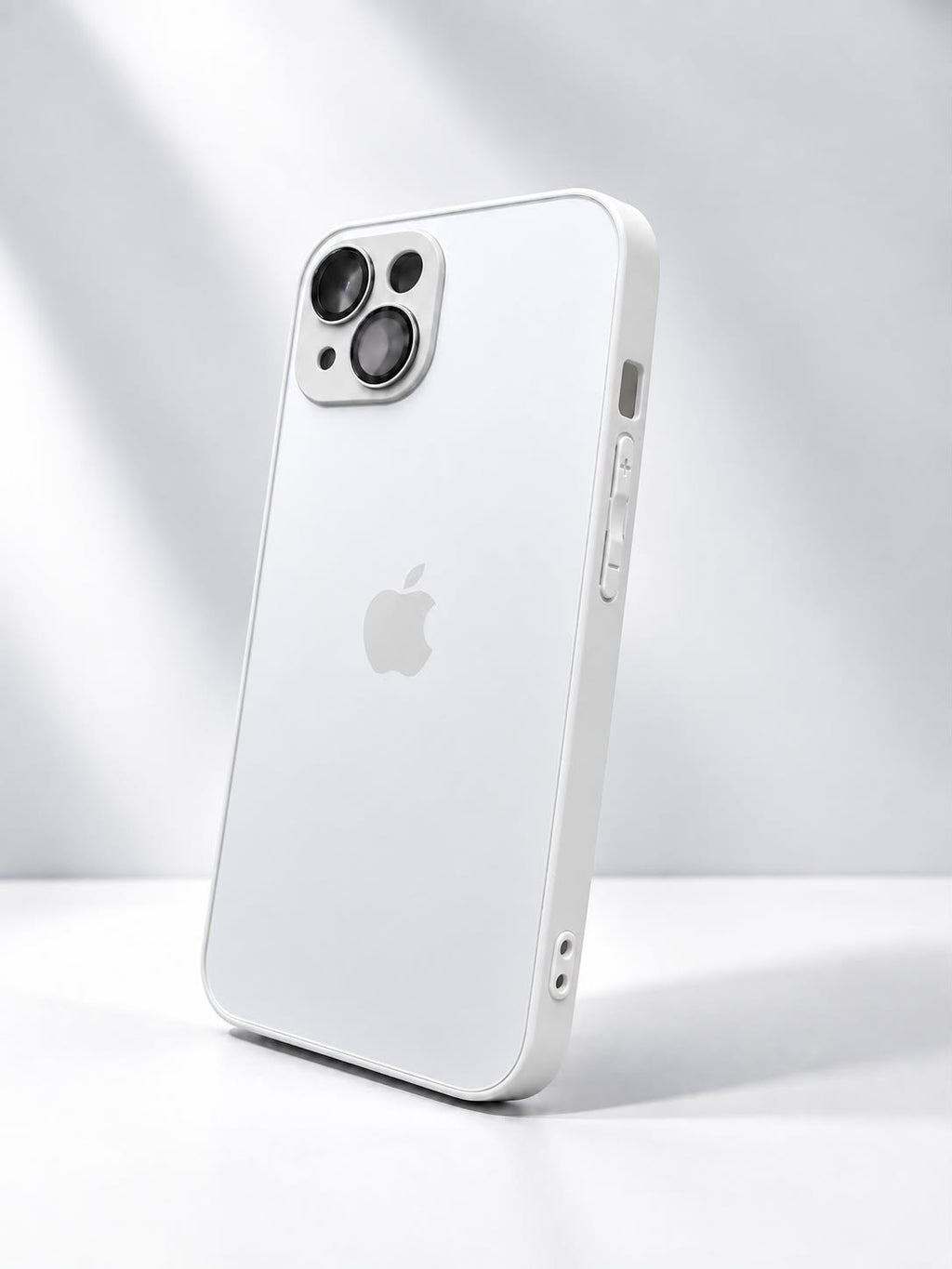 Carcasa de vidrio esmerilado para iPhone 15