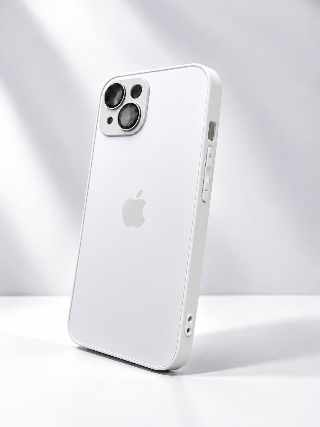 Carcasa de vidrio esmerilado para iPhone 15